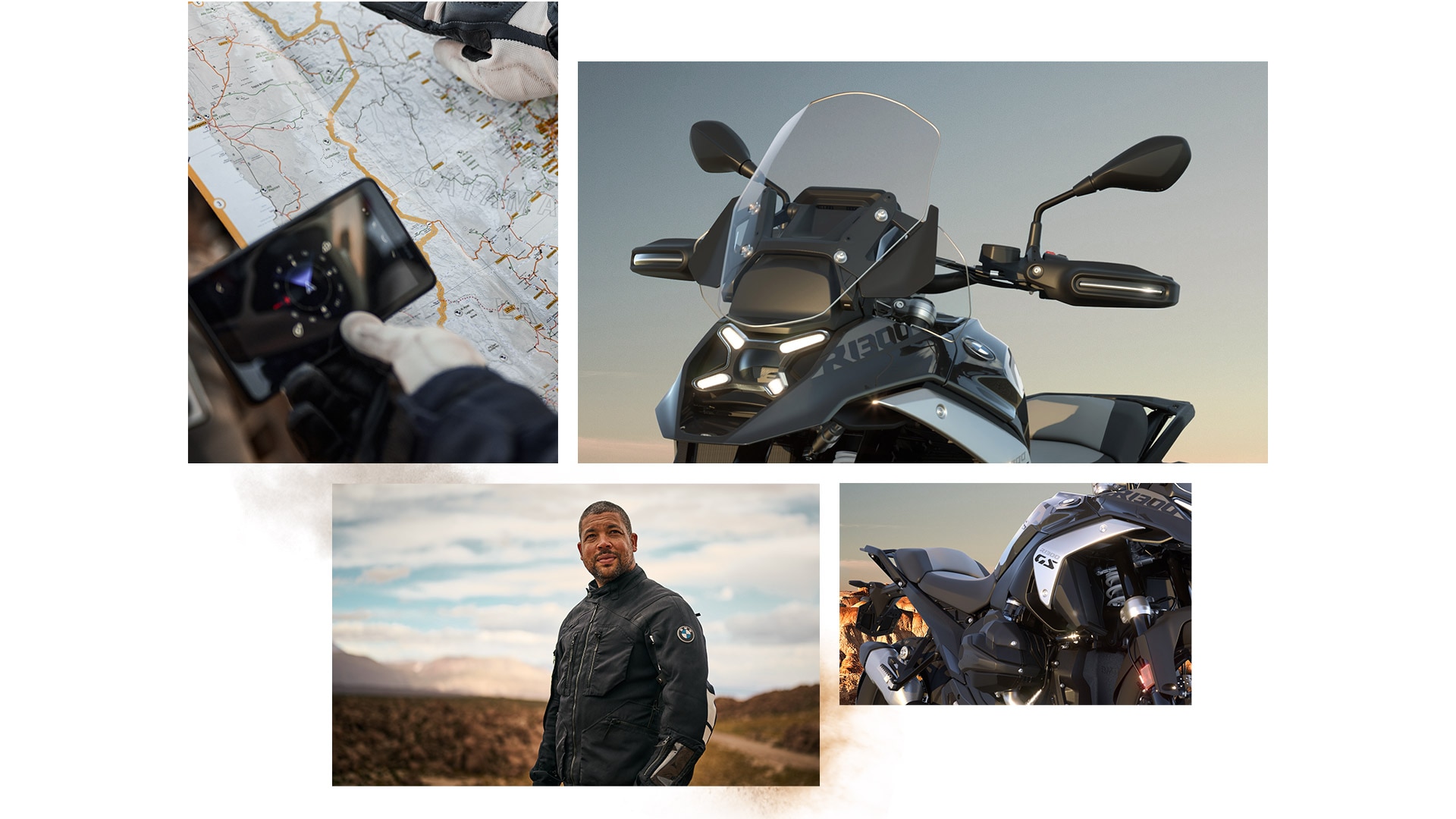 The dynamic design of the R 1300 GS Triple Black from BMW Motorrad