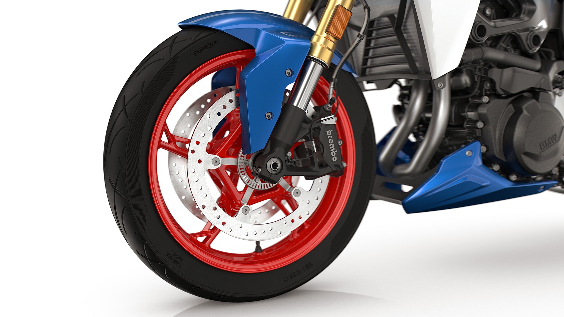 The wheel rims of the F 900 R from BMW Motorrad